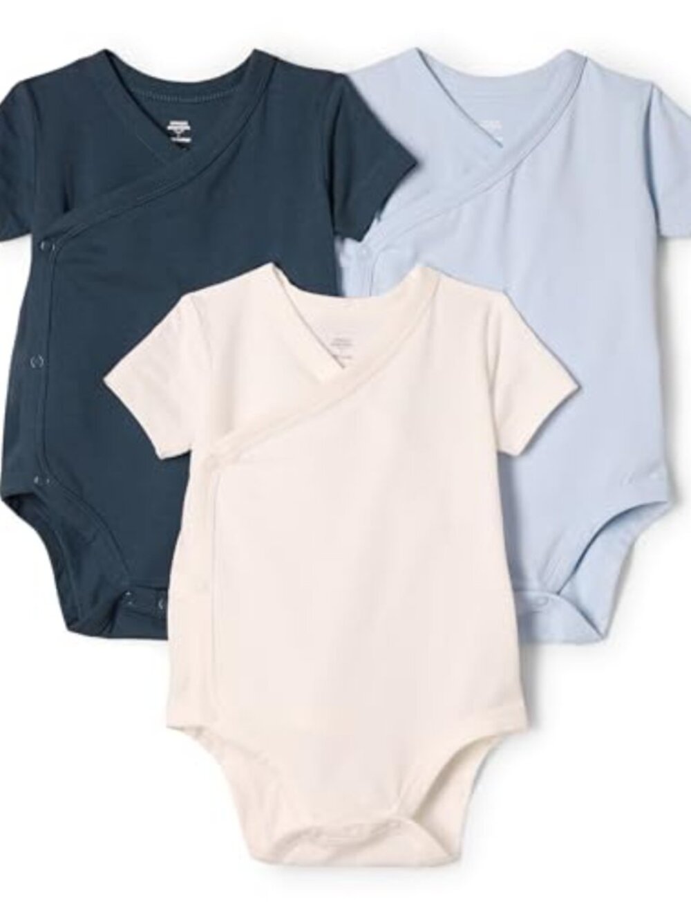Infant Side Snap Short Sleeve Bodysuit Pack of 3